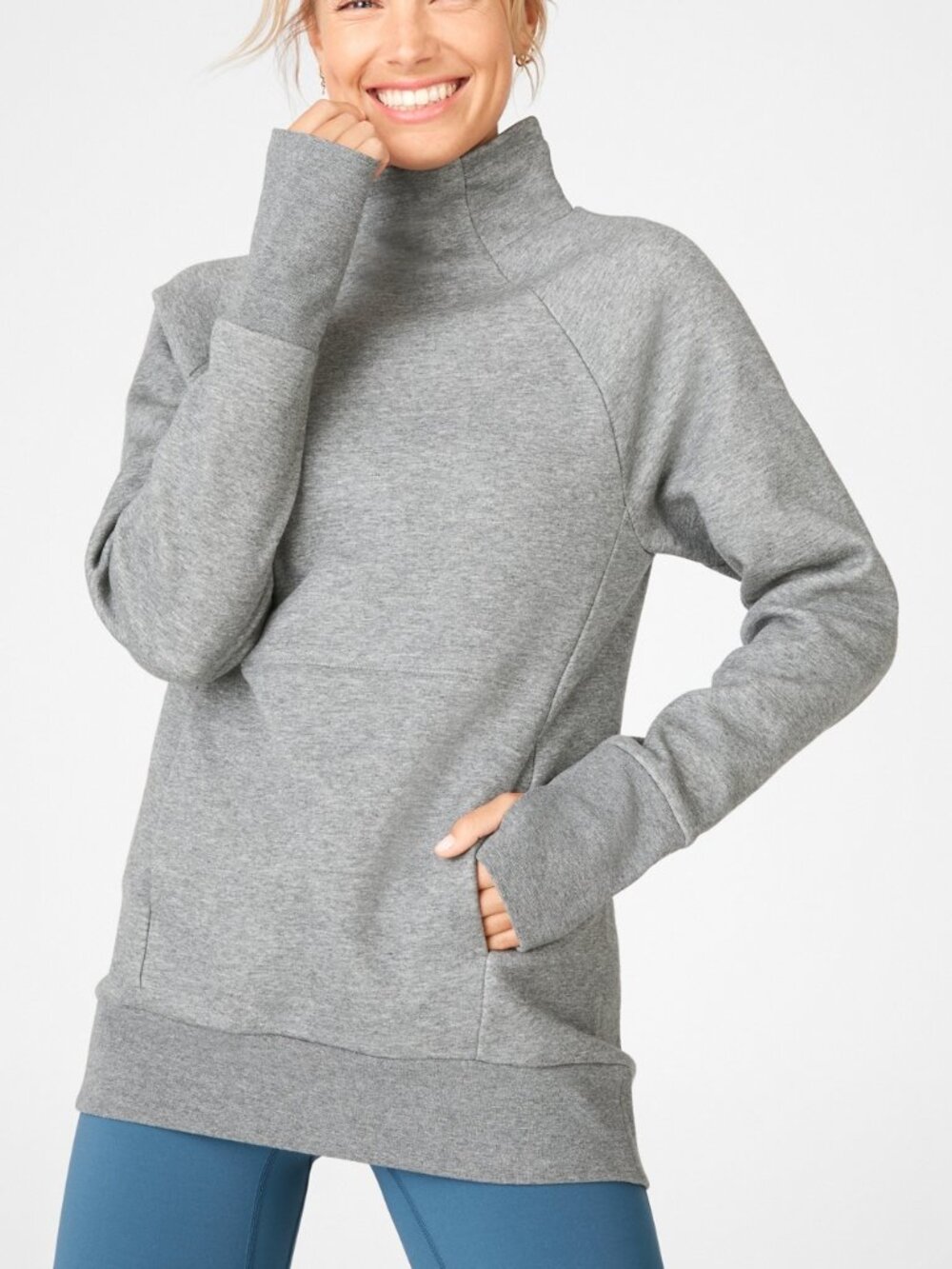 Fabletics Zaylee Funnel Neck Tunic -- XS